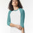 American Apparel Unisex CVC Three - Quarter Sleeve Tee - American Apparel 2003CVC White/Heather Arctic S
