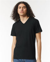 American Apparel Unisex CVC V - Neck Tee - American Apparel 2006CVC Black S