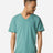 American Apparel Unisex CVC V - Neck Tee - American Apparel 2006CVC Heather Arctic S
