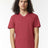 American Apparel Unisex CVC V - Neck Tee - American Apparel 2006CVC Heather Cardinal S