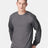 American Apparel Unisex Fine Jersey Long Sleeve Tee - American Apparel 2007 Asphalt S