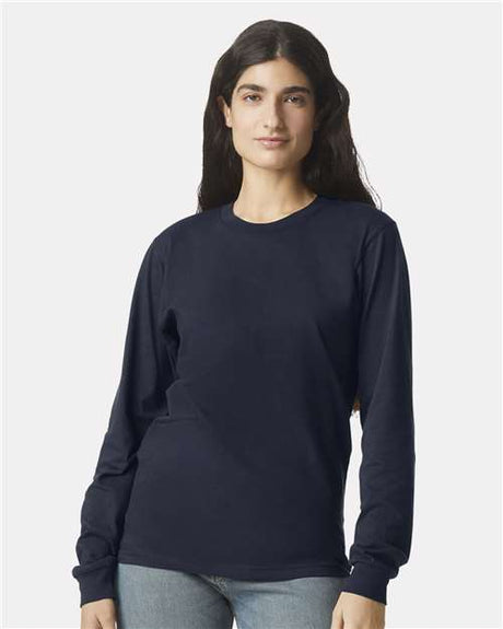 American Apparel Unisex Fine Jersey Long Sleeve Tee - American Apparel 2007 Navy S