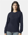 American Apparel Unisex Fine Jersey Long Sleeve Tee - American Apparel 2007 Navy S