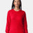 American Apparel Unisex Fine Jersey Long Sleeve Tee - American Apparel 2007 Red S