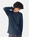 American Apparel Unisex Fine Jersey Long Sleeve Tee - American Apparel 2007 Sea Blue S