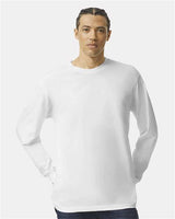 American Apparel Unisex Fine Jersey Long Sleeve Tee - American Apparel 2007 White S