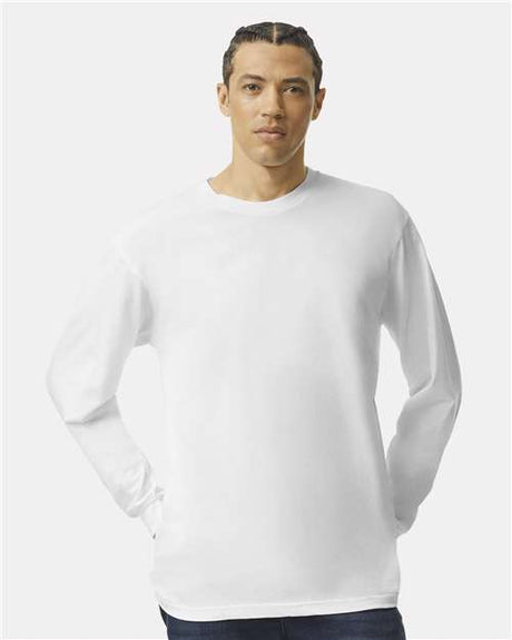 American Apparel Unisex Fine Jersey Long Sleeve Tee - American Apparel 2007 White S