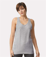 American Apparel Unisex Fine Jersey Tank - American Apparel 2408 Heather Grey XS