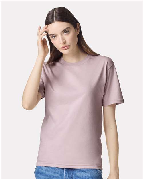 American Apparel Unisex Fine Jersey Tee - American Apparel 2001 Blush S