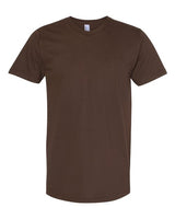 American Apparel Unisex Fine Jersey Tee - American Apparel 2001 Brown S
