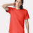 American Apparel Unisex Fine Jersey Tee - American Apparel 2001 Coral S