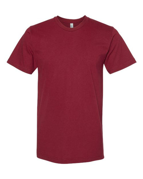 American Apparel Unisex Fine Jersey Tee - American Apparel 2001 Cranberry XS
