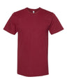 American Apparel Unisex Fine Jersey Tee - American Apparel 2001 Cranberry XS