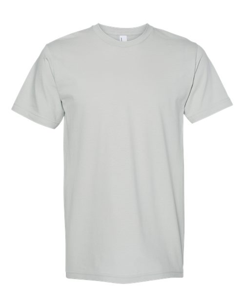 American Apparel Unisex Fine Jersey Tee - American Apparel 2001 New Silver XS