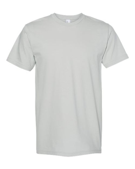 American Apparel Unisex Fine Jersey Tee - American Apparel 2001 New Silver XS