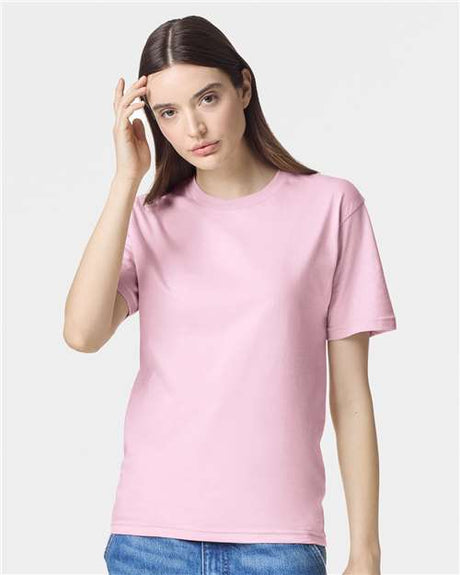 American Apparel Unisex Fine Jersey Tee - American Apparel 2001 Pink S