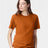 American Apparel Unisex Fine Jersey Tee - American Apparel 2001 Rust S