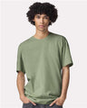 American Apparel Unisex Fine Jersey Tee - American Apparel 2001 Sage S
