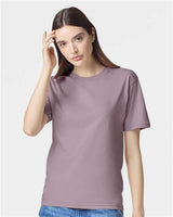American Apparel Unisex Fine Jersey Tee - American Apparel 2001 Smokey Violet S