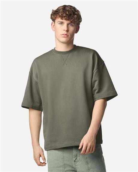 American Apparel Unisex French Terry Ex Crew - American Apparel FTEX00 Lieutenant S