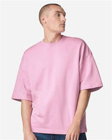 American Apparel Unisex French Terry Ex Crew - American Apparel FTEX00 Powder Pink S
