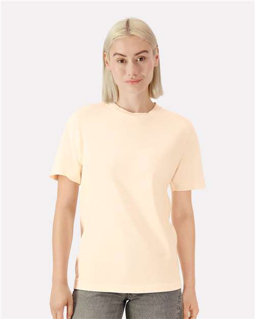American Apparel Unisex Garment - Dyed Heavyweight Cotton Tee - American Apparel 1301GD Faded Cream S
