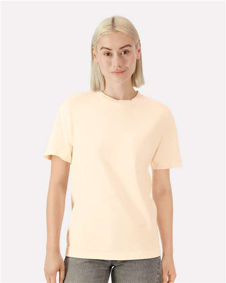 American Apparel Unisex Garment - Dyed Heavyweight Cotton Tee - American Apparel 1301GD Faded Cream S