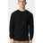 American Apparel Unisex Heavyweight Cotton Long Sleeve Tee - American Apparel 1304 Black S