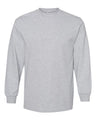 American Apparel Unisex Heavyweight Cotton Long Sleeve Tee - American Apparel 1304 Heather Grey S