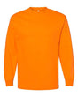 American Apparel Unisex Heavyweight Cotton Long Sleeve Tee - American Apparel 1304 Orange S