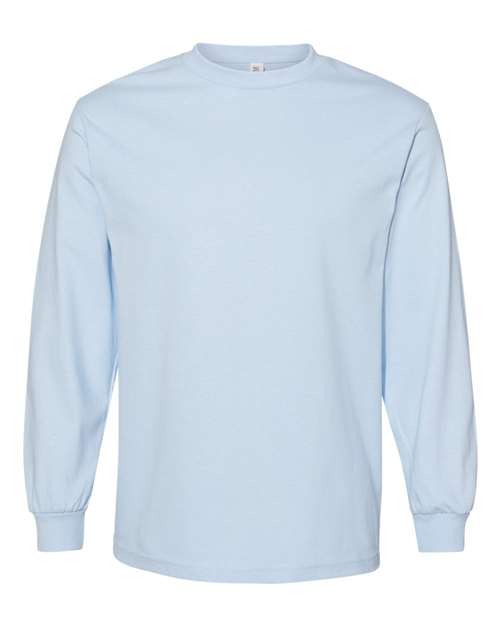American Apparel Unisex Heavyweight Cotton Long Sleeve Tee - American Apparel 1304 Powder Blue 2XL