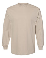 American Apparel Unisex Heavyweight Cotton Long Sleeve Tee - American Apparel 1304 Sand S