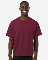 American Apparel Unisex Heavyweight Cotton Mid - Length Tee - American Apparel 13ML0 Black S