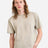 American Apparel Unisex Heavyweight Cotton Mid - Length Tee - American Apparel 13ML0 Bone S