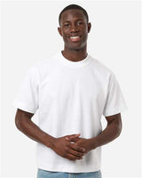 American Apparel Unisex Heavyweight Cotton Mid - Length Tee - American Apparel 13ML0 White S