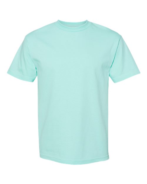American Apparel Unisex Heavyweight Cotton Tee - American Apparel 1301 Celadon S