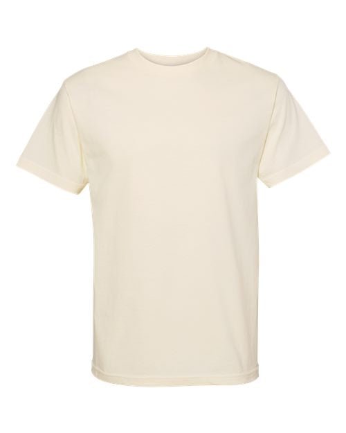 American Apparel Unisex Heavyweight Cotton Tee - American Apparel 1301 Cream S