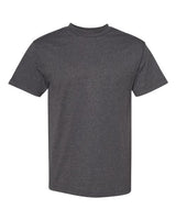 American Apparel Unisex Heavyweight Cotton Tee - American Apparel 1301 Heather Charcoal S