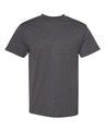 American Apparel Unisex Heavyweight Cotton Tee - American Apparel 1301 Heather Charcoal S