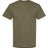 American Apparel Unisex Heavyweight Cotton Tee - American Apparel 1301 Military Green S