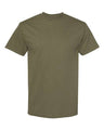 American Apparel Unisex Heavyweight Cotton Tee - American Apparel 1301 Military Green S