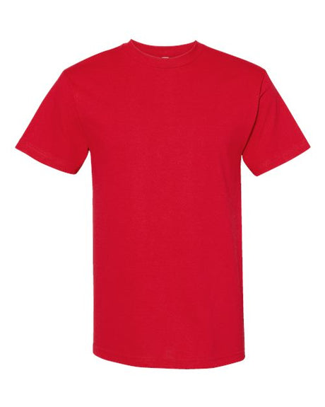American Apparel Unisex Heavyweight Cotton Tee - American Apparel 1301 Red S