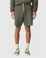 American Apparel Unisex Pique Gym Shorts - American Apparel 2PQ Arctic S