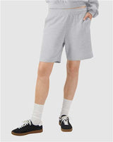 American Apparel Unisex Pique Gym Shorts - American Apparel 2PQ Heather Grey S