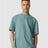 American Apparel Unisex Pique Mockneck Tee - American Apparel 1PQ Arctic S