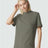 American Apparel Unisex Pique Mockneck Tee - American Apparel 1PQ Lieutenant S