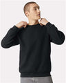 American Apparel Unisex ReFlex Fleece Crewneck Sweatshirt - American Apparel RF496 Black XS