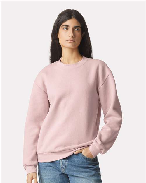 American Apparel Unisex ReFlex Fleece Crewneck Sweatshirt - American Apparel RF496 Blush XS