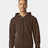 American Apparel Unisex ReFlex Fleece Full - Zip Hoodie Sweatshirt - American Apparel RF497 Brown XS