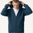 American Apparel Unisex ReFlex Fleece Full - Zip Hoodie Sweatshirt - American Apparel RF497 Sea Blue XS